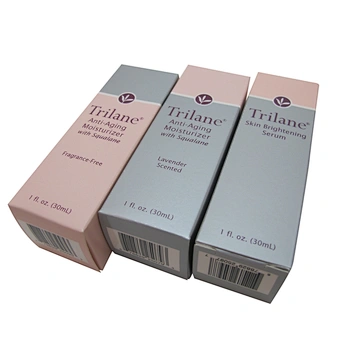 Wholesale Custom Logo paper box fold lipstick eyebrow box pencil cosmetic packaging paper card box